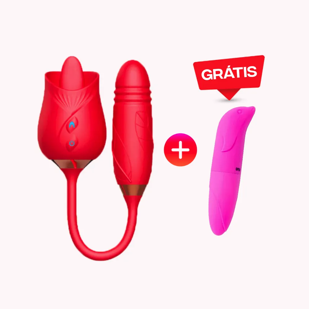 Kit Toque Duplo com Golfinho Vibrador grátis